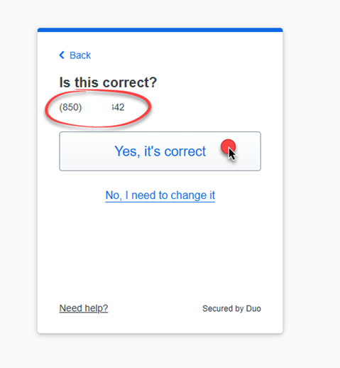 Is this correct? screen